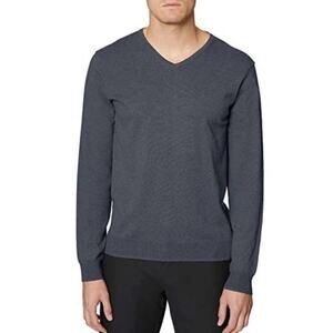 Hickey Freeman V-neck Cashmere Blend Sweater Sz M